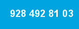 928 492 81 03 928 492 81 03